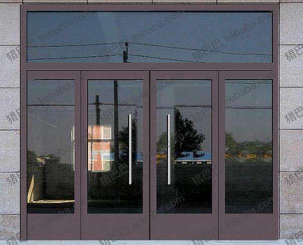塘沽区维修安装自动玻璃门肯德基门有框无框玻璃门厂家